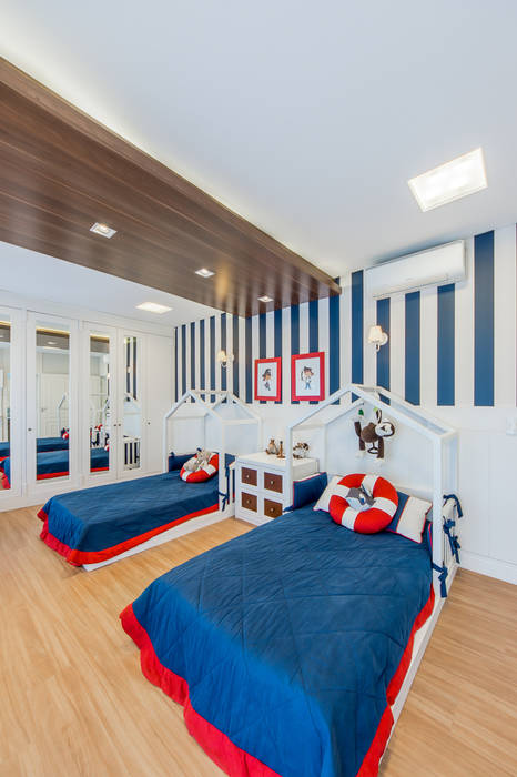 Quarto de Meninos, Dani Santos Arquitetura Dani Santos Arquitetura Recámaras para niños