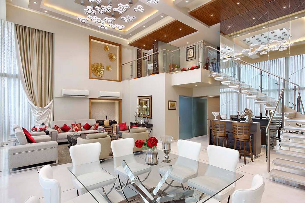 homify Modern dining room Dining,interiors,penthouse
