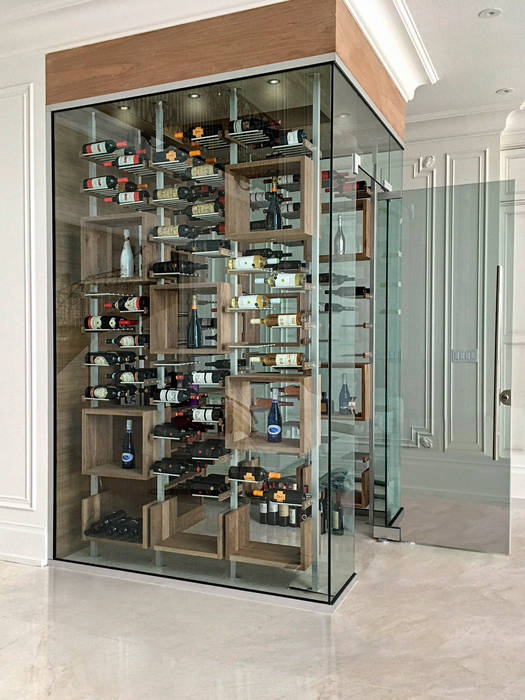 Cave à vin aérienne, Millesime Wine Racks Millesime Wine Racks 酒窖 鋁箔/鋅