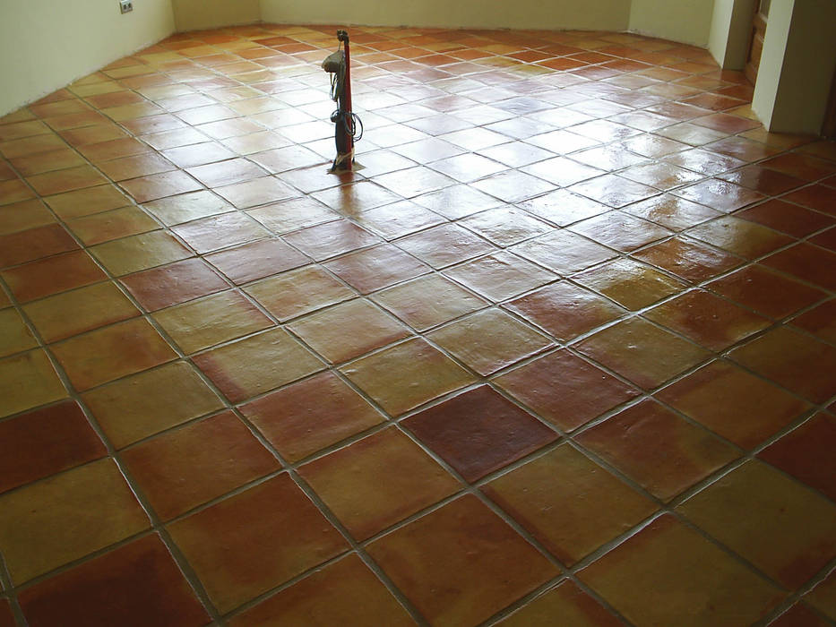 Handcrafted terracotta: product of passion - handcrafted terracotta floor tiling, Terrecotte Europe Terrecotte Europe Espaços comerciais Azulejo Centros de congressos