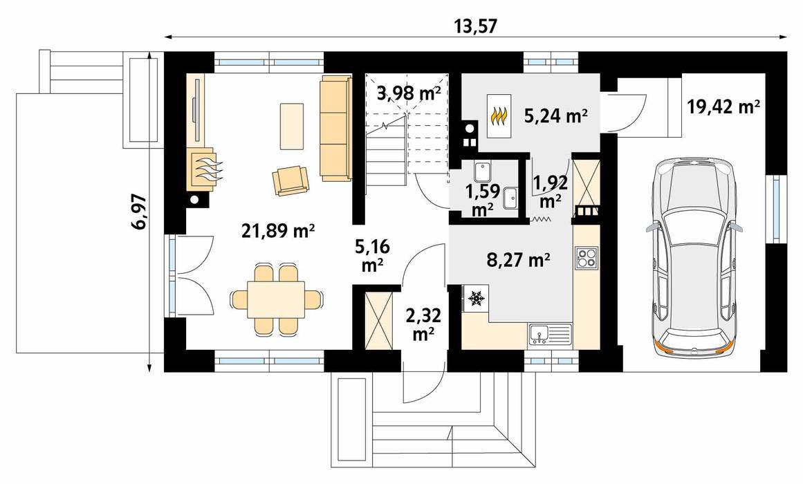 homify Tường & sàn phong cách hiện đại