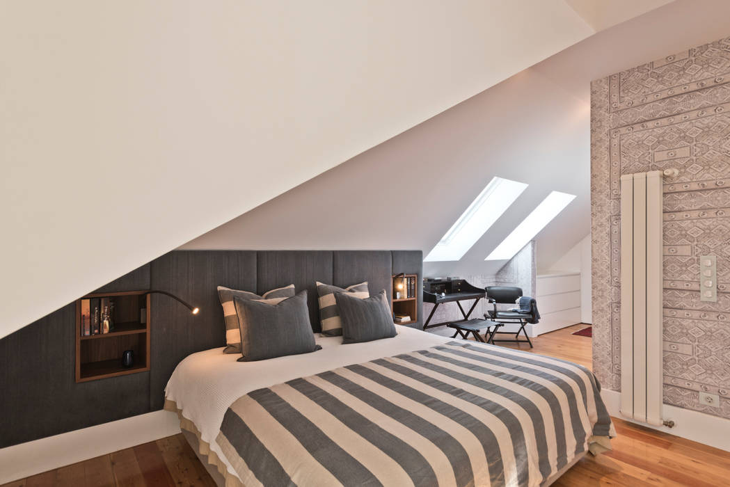 Remodelação e Decoração integral de Duplex, LAVRADIO DESIGN LAVRADIO DESIGN Modern style bedroom
