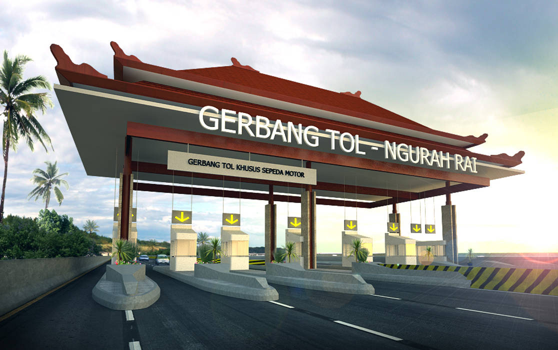 NGURAH RAI – BENOA toll gate, Gubah Ruang Gubah Ruang