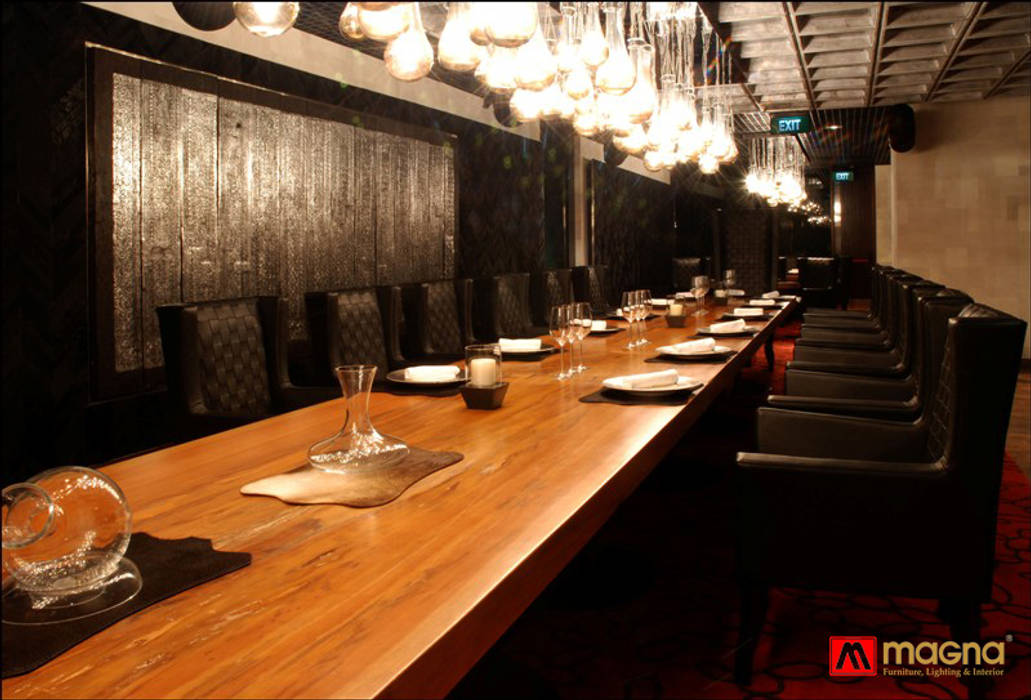 JW Marriot hotel Medan, Magna Interior Magna Interior Ruang Makan Modern Tables