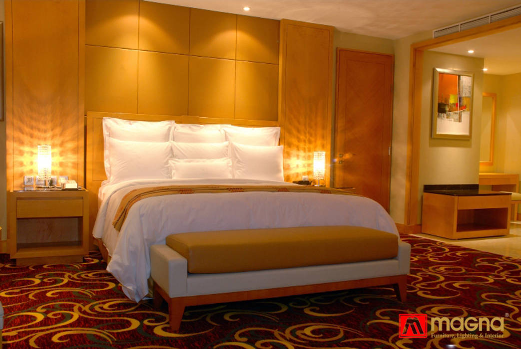 JW Marriot hotel Medan, Magna Interior Magna Interior Kamar Tidur Modern Beds & headboards