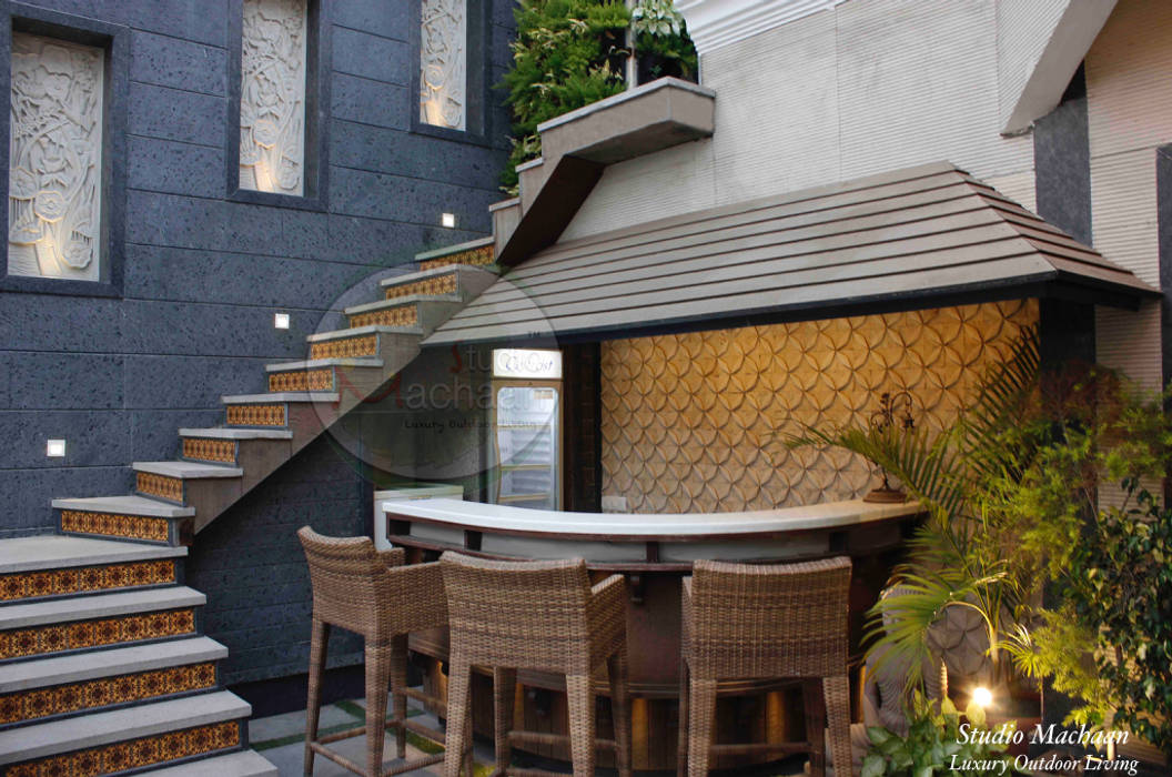 Terrace bar and terrace garden design homify