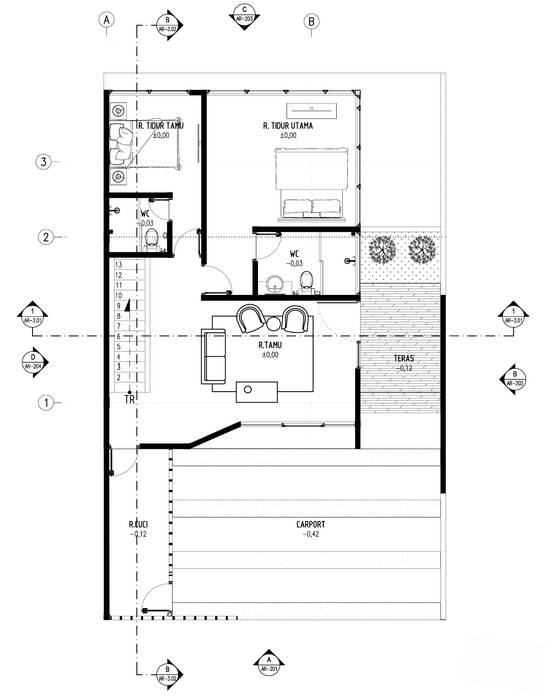 D-House, Gubah Ruang Gubah Ruang