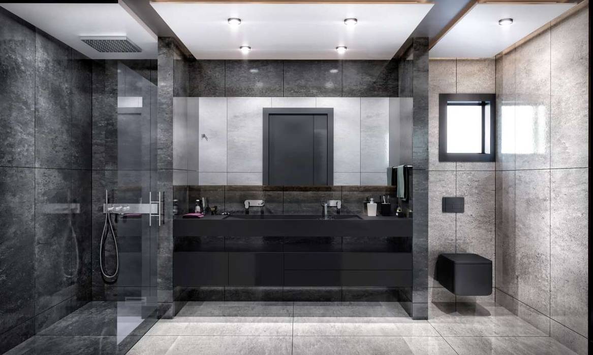 Kalafatoğlu Villa İç Mekan, VERO CONCEPT MİMARLIK VERO CONCEPT MİMARLIK Modern Banyo banyo,villa