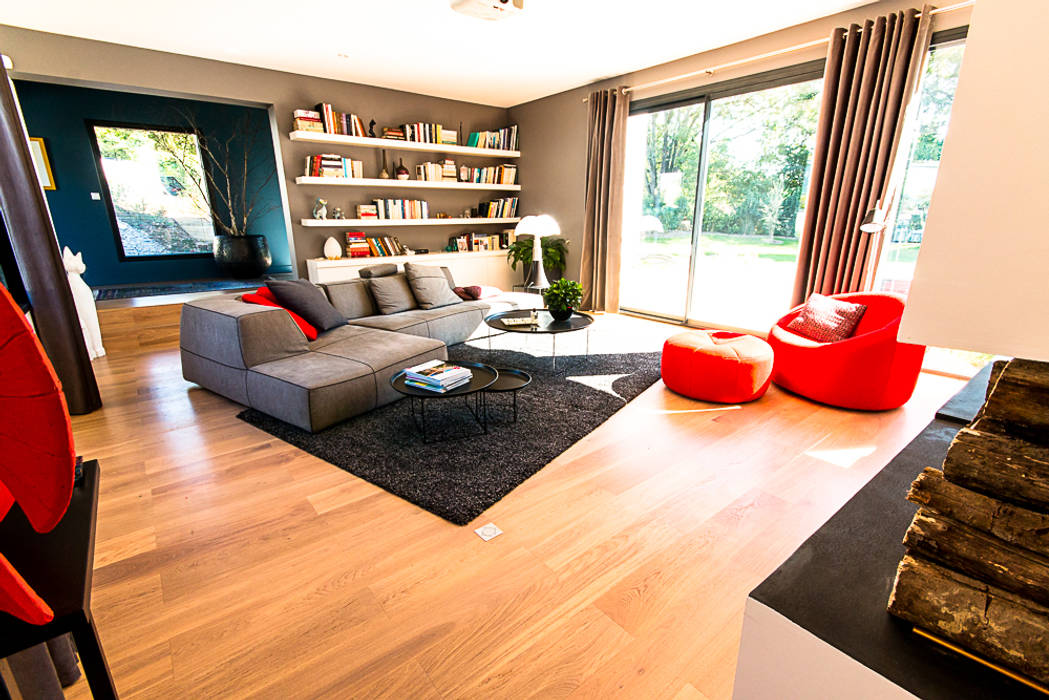 homify Salas de estar modernas