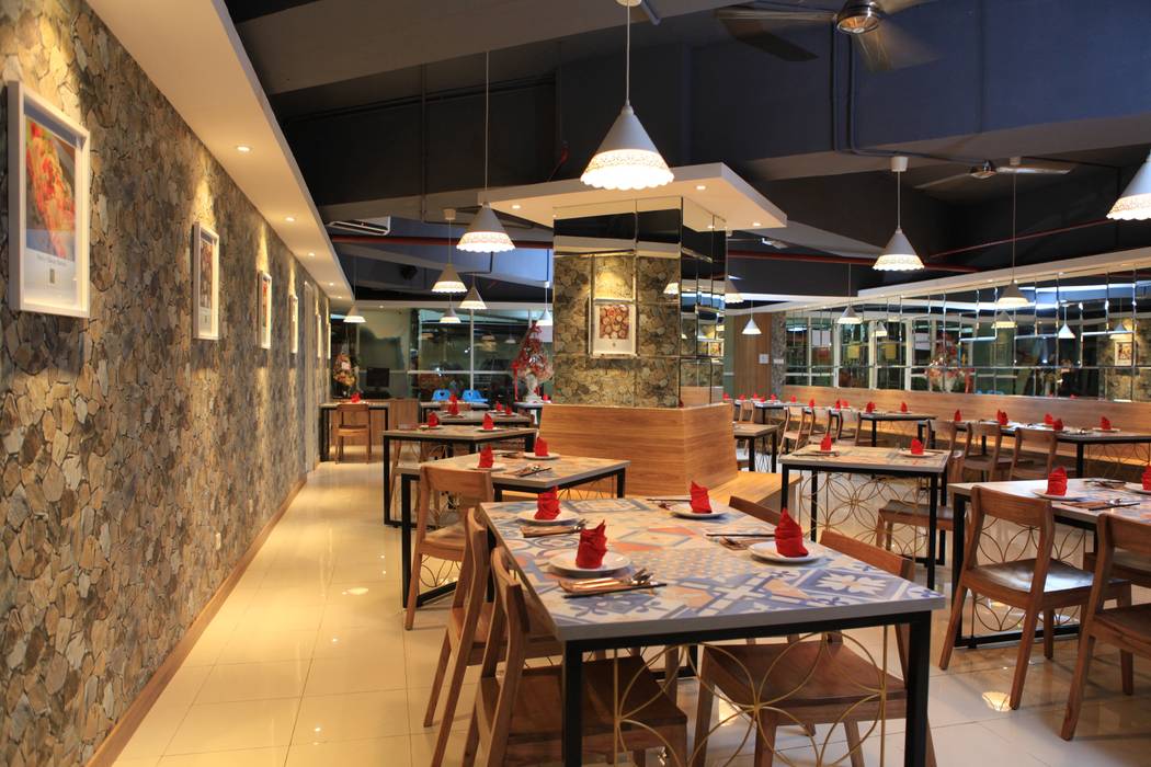 UNIQUE CONTEMPORARY DINING @ SEASON CITY APARTMENT, WEST JAKARTA, PT. Dekorasi Hunian Indonesia (DHI) PT. Dekorasi Hunian Indonesia (DHI) Ruang Komersial Restoran