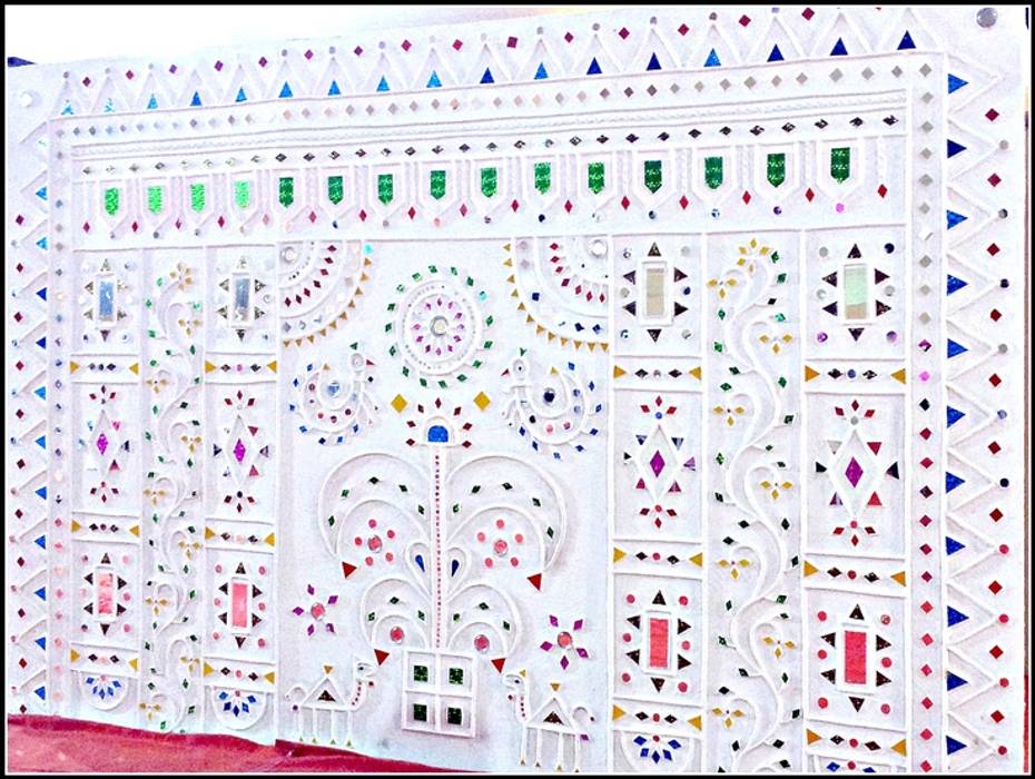 Lippan work wall art adds natural and ethnic beauty to your walls at