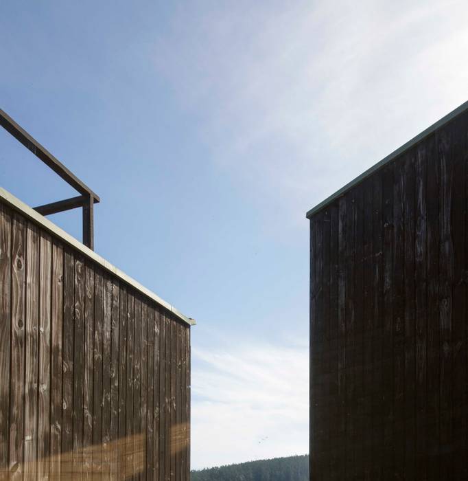 Casa Curaumilla, Crescente Böhme Arquitectos Crescente Böhme Arquitectos Casas estilo moderno: ideas, arquitectura e imágenes Madera Acabado en madera