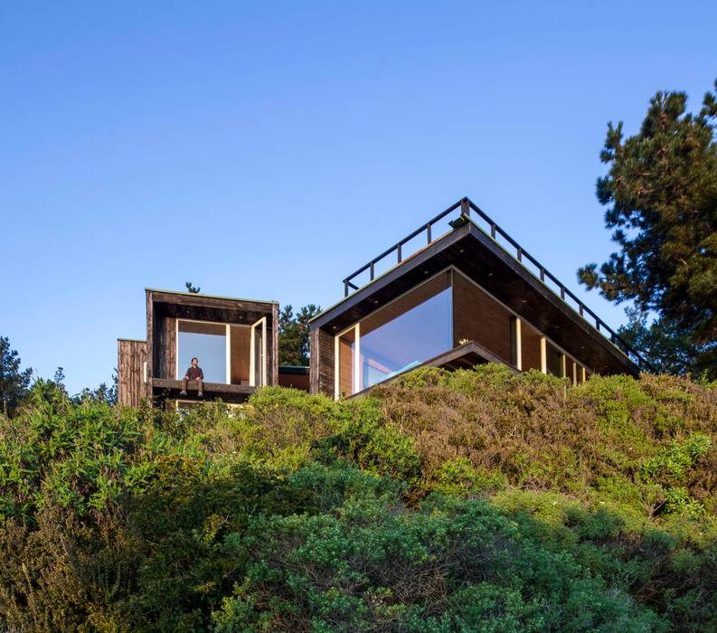 Casa Curaumilla, Crescente Böhme Arquitectos Crescente Böhme Arquitectos Casas unifamiliares Madera Acabado en madera