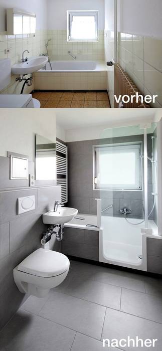 Badezimmer Kompletplanung inklusive Umbau ash4project B.V. Moderne Badezimmer