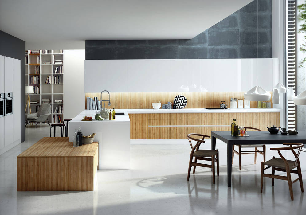 Colección Antalia Isoko Proyecto Cocinas integrales Derivados de madera Acabado en madera cocinas,muebles de cocina,cocinas modernas,cocinas isoko