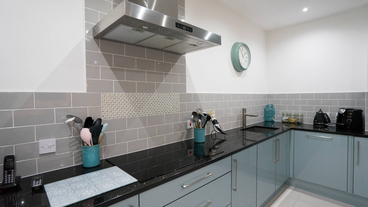 Cooking area. Cleveland Kitchens Modern Kitchen