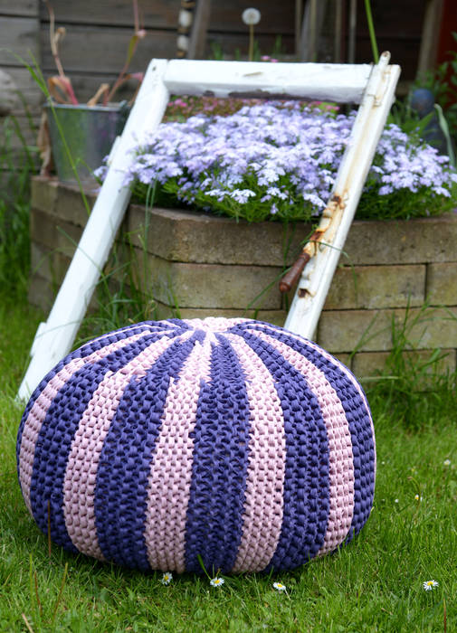 Sitzkissen aus Karlems Textilgarn Wollige Anleitungen Living room Accessories & decoration
