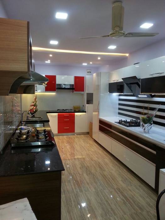 Project, Manvi kitchen world & Interior solution Manvi kitchen world & Interior solution Modern kitchen