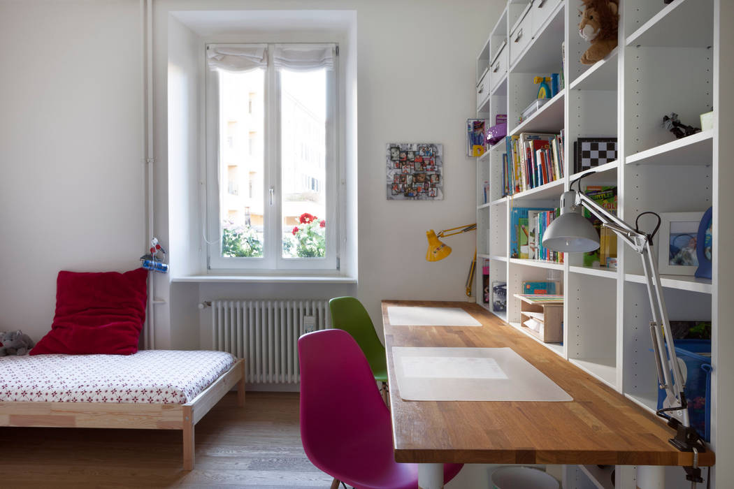 AM Family Flat, Filippo Colombetti, Architetto Filippo Colombetti, Architetto غرفة نوم مراهقين