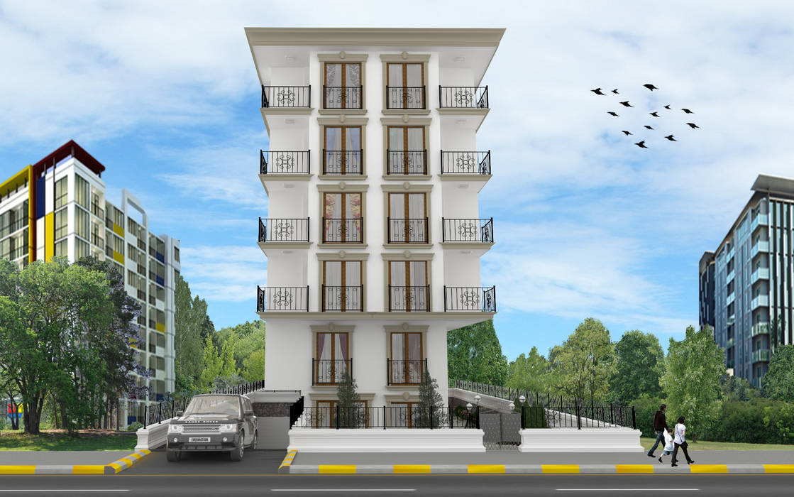 homify Apartman dış cephe