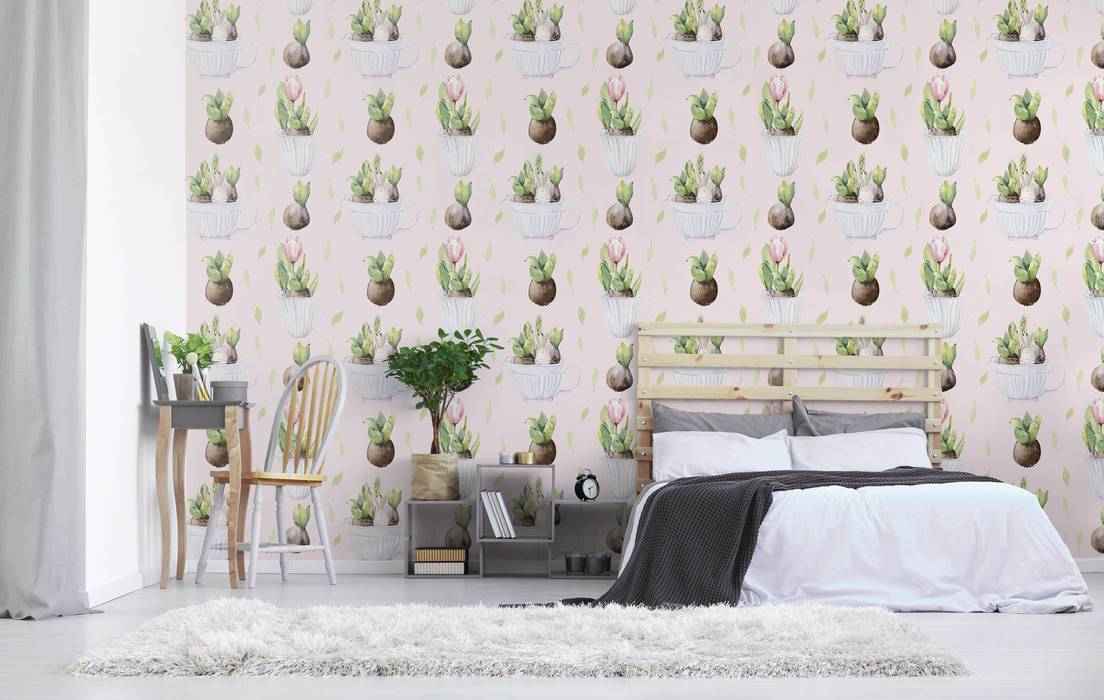 EASTER TULIPS Pixers Scandinavian style bedroom easter,bedroom,tulip