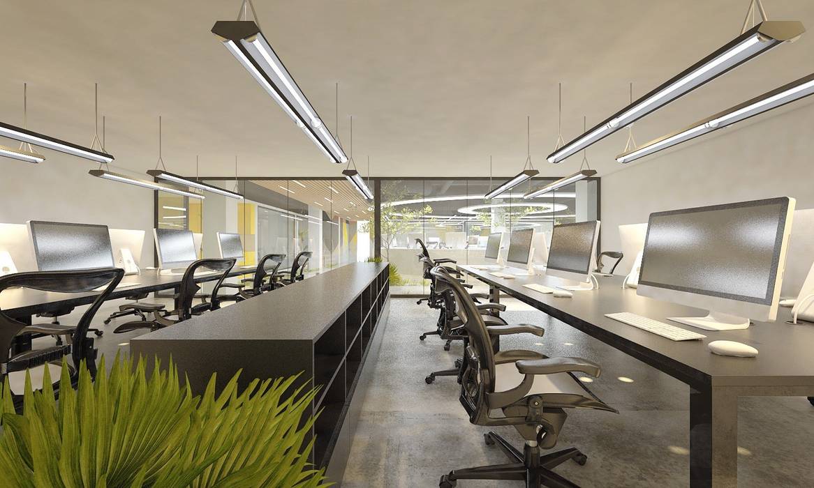 Thiết kế nội thất văn phòng Công ty cổ phần bao bì Hoàng Hải , AFA Design AFA Design Commercial spaces Khu Thương mại