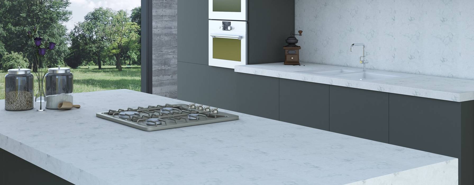 Belenco Tezgah Markası Renkleri Ve Modelleri, POLİMER DECOR Mermer Masa Mutfak Ve Banyo Tezgahları Uygulama Merkezi POLİMER DECOR Mermer Masa Mutfak Ve Banyo Tezgahları Uygulama Merkezi Modern kitchen Quartz Bench tops