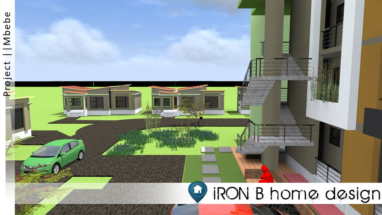 Green residence project, iRON B HOME DESIGN: modern by iRON B HOME DESIGN, Modern