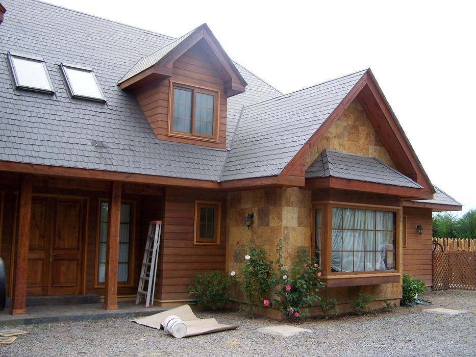 homify Log cabin Stone