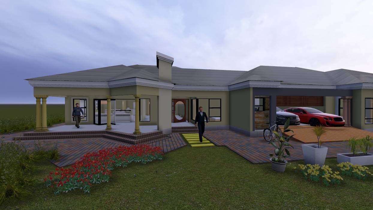 Dr Ndlovu family house , iRON B HOME DESIGN iRON B HOME DESIGN