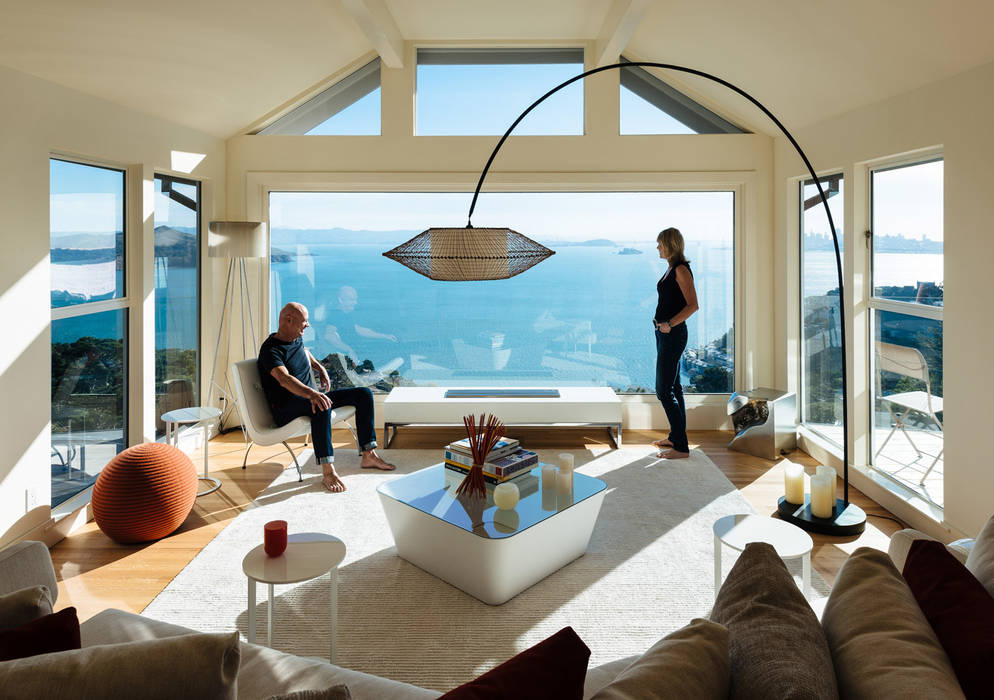 Sausalito Outlook, Feldman Architecture Feldman Architecture Modern Living Room
