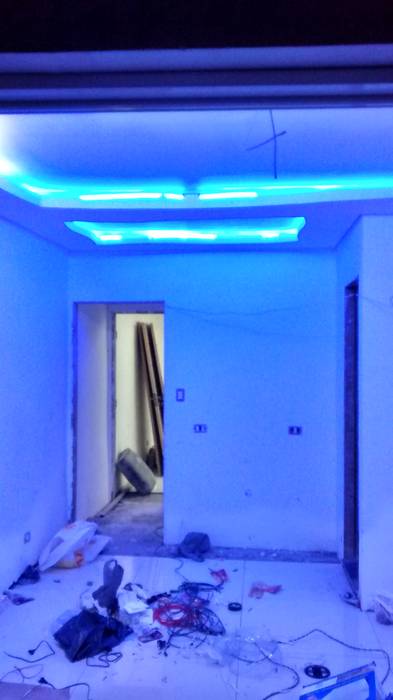 Decoração interno com leds, Flp Eletricista Flp Eletricista Спальня