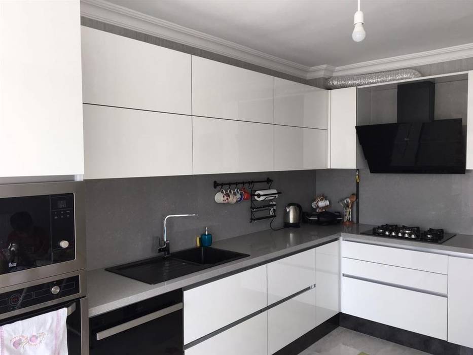 Modern Oleh Poli Mer Decor Mermer Masa Mutfak Ve Banyo Tezgahlari Uygulama Merkezi Modern Kuarsa Homify