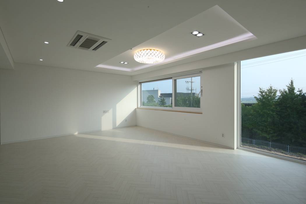 지산발트하우스 하울, 인문학적인집짓기 인문학적인집짓기 Modern living room