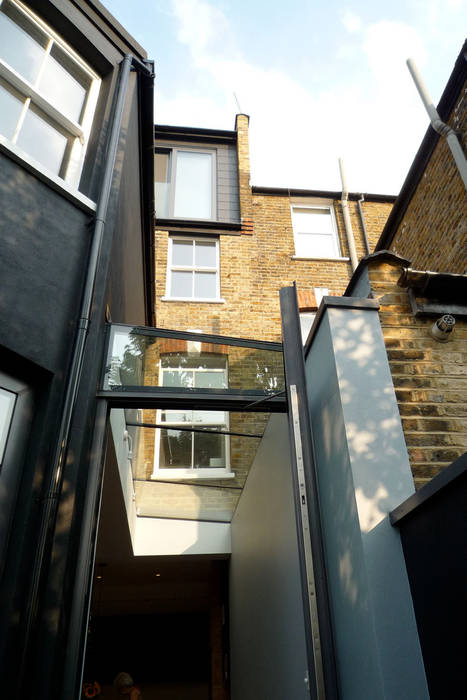 Frameless Glass Extension A2studio Terrace house extension,dormer,sliding doors,glass roof