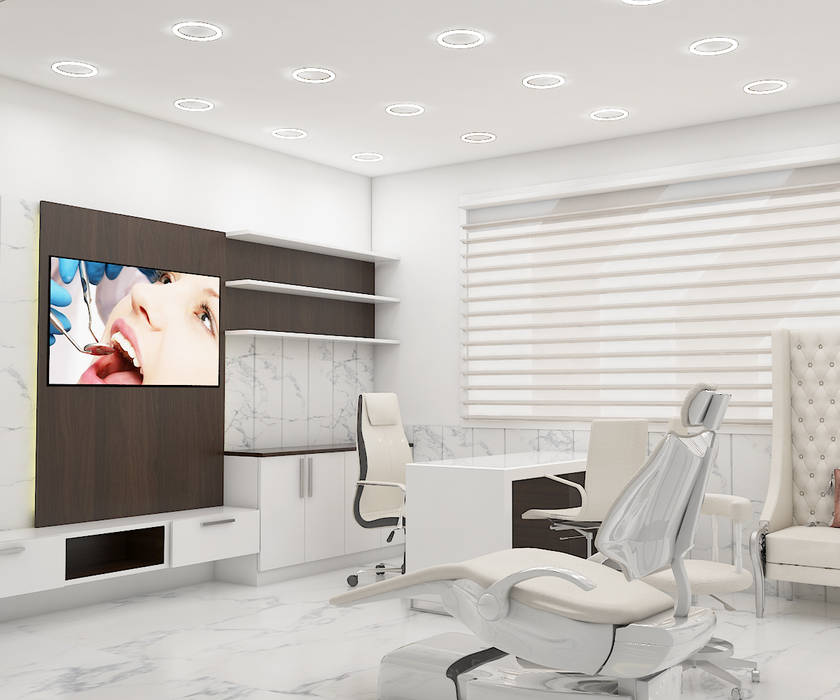Alpha Dental Clinic,9X Mall, GURGAON, Form & Function Form & Function Commercial spaces Clinics