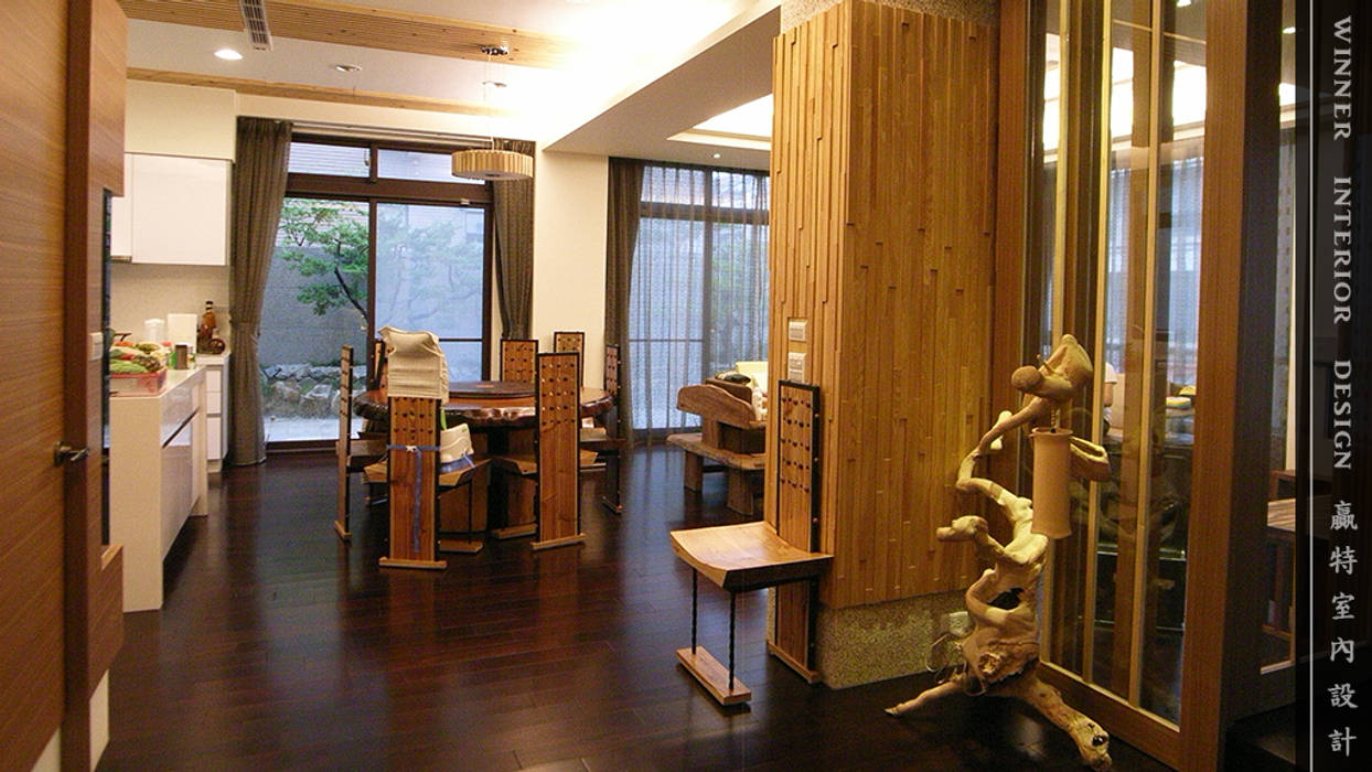 餐廳 贏特室內裝修工程有限公司 Winner Interior Design Asian style dining room