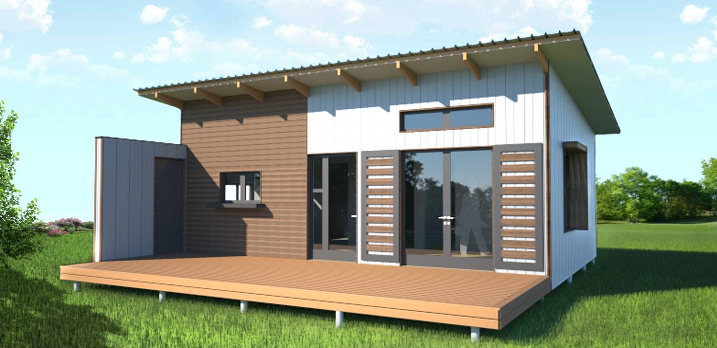 Modular house ready for export or local market. Greenpods