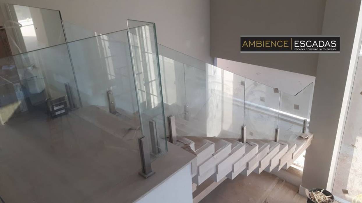 corrimão e guarda corpo, ambience escadas e corrimão ambience escadas e corrimão Tangga Kaca Stairs