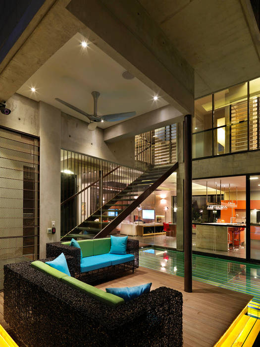 Lounge and Interior Pool MJ Kanny Architect Pool