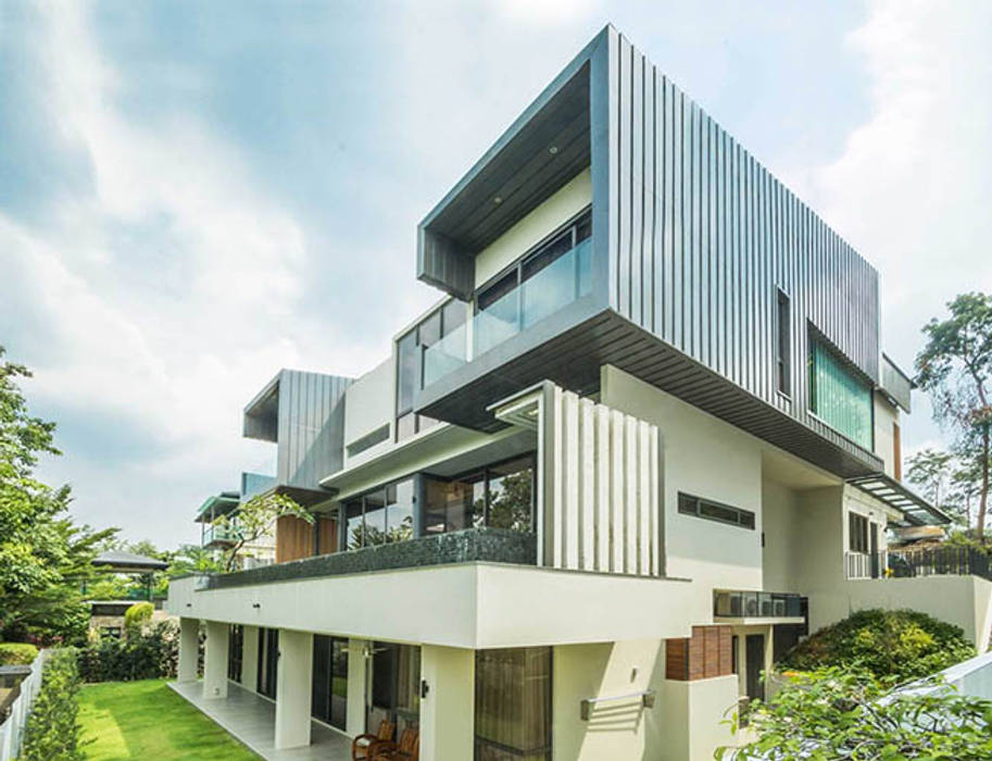 Country Heights Damansara - Contemporary Family House, MJ Kanny Architect MJ Kanny Architect บ้านและที่อยู่อาศัย