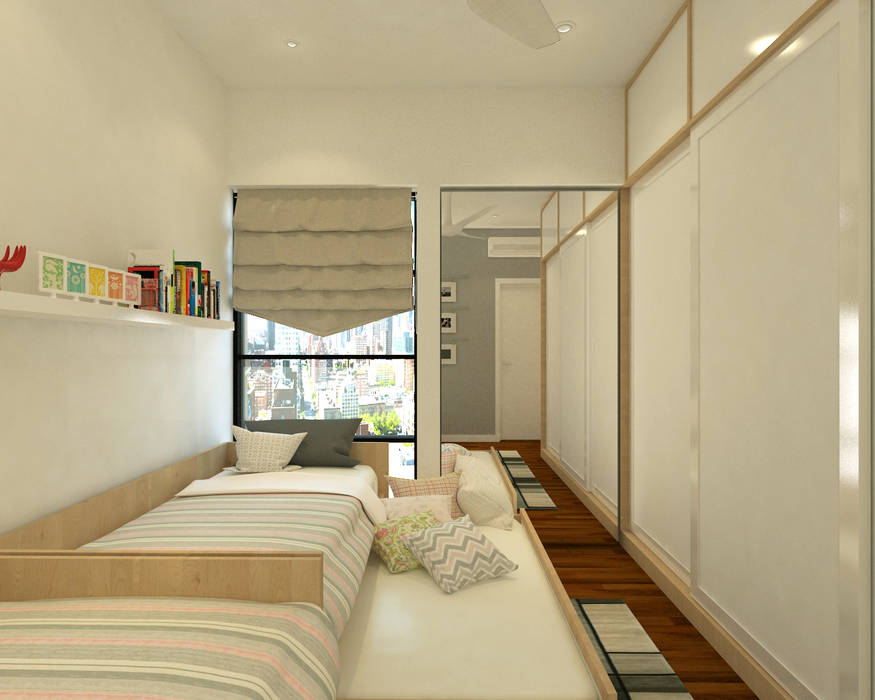 Stonor Luxury Condo, inDfinity Design (M) SDN BHD inDfinity Design (M) SDN BHD Modern style bedroom