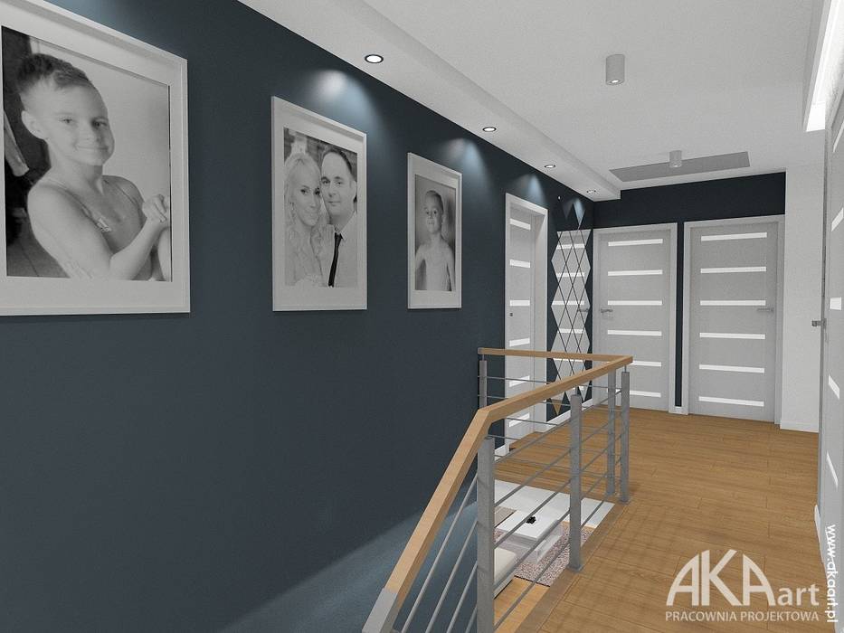 Dom w Kartuzach, AKAart Pracownia Projektowa AKAart Pracownia Projektowa Stairs