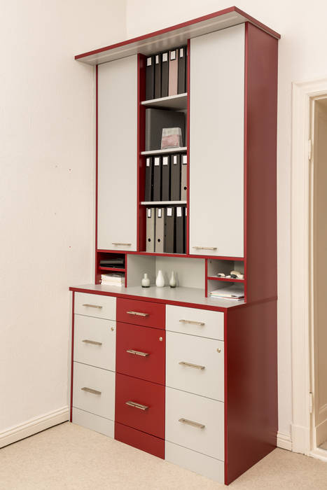 Arbeitszimmermöbel / Büromöbel, ASADA Schiebetüren und Möbel nach Maß - Ulrich Schablowsky ASADA Schiebetüren und Möbel nach Maß - Ulrich Schablowsky Ruang Studi/Kantor Modern Cupboards & shelving