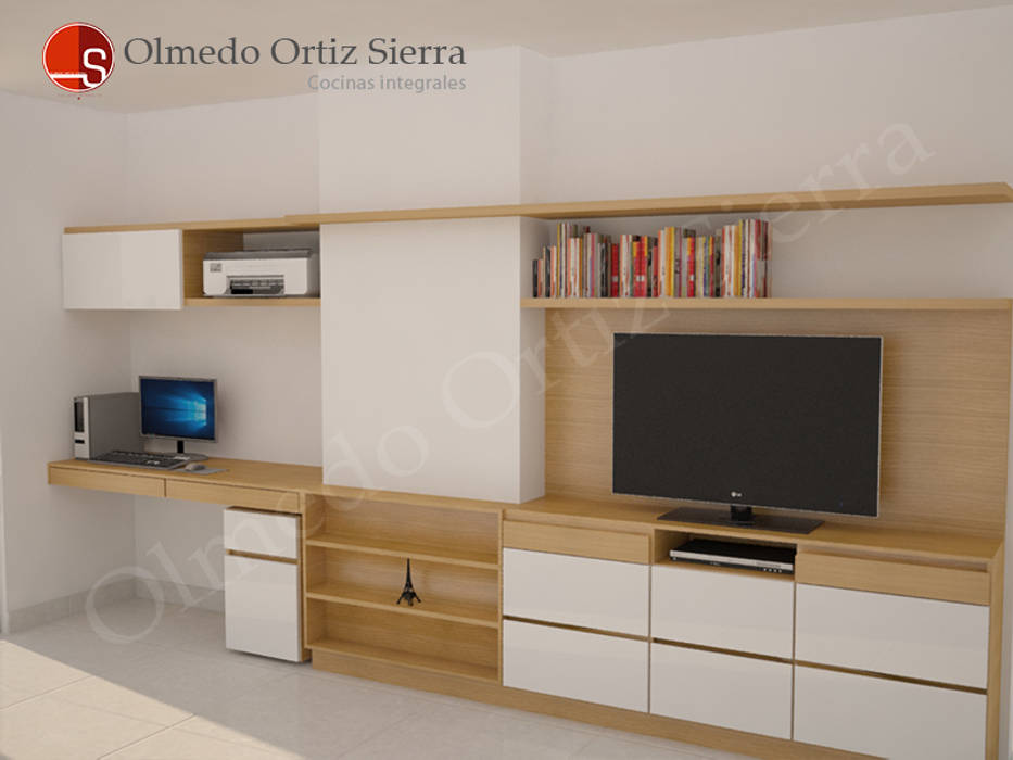 Diseño de Mueble Para Televisor Cocinas Integrales Olmedo Ortiz Sierra diseño mueble tv,escritorios,diseño de mueble tv,mueble de tv,muebles television