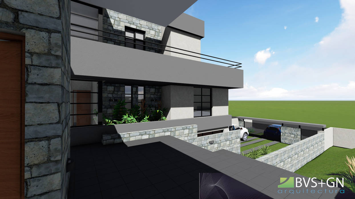 VIVIENDA VB, BVS+GN ARQUITECTURA BVS+GN ARQUITECTURA Rumah tinggal Batu