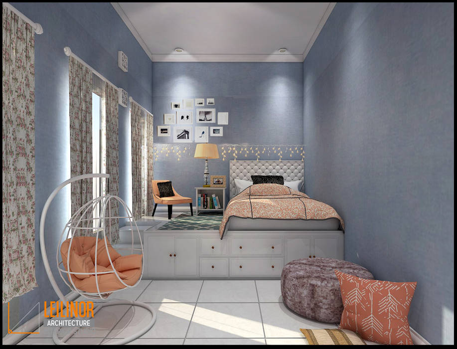 Classic Residential, CV Leilinor Architect CV Leilinor Architect Kamar Tidur Klasik