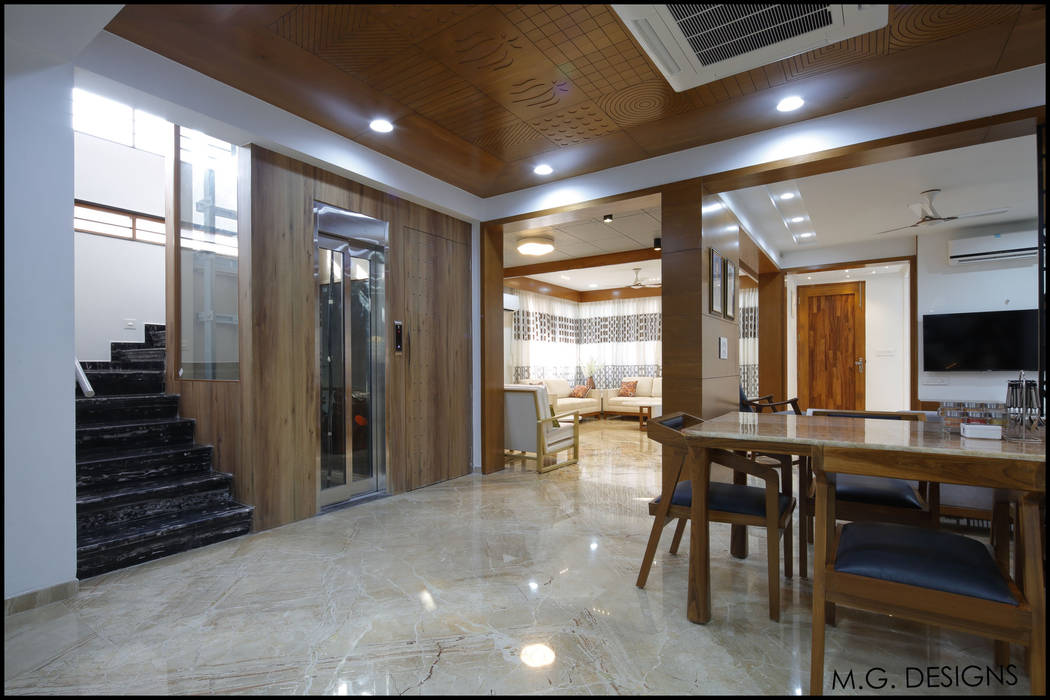 Private Residence, malvigajjar malvigajjar Moderne Esszimmer