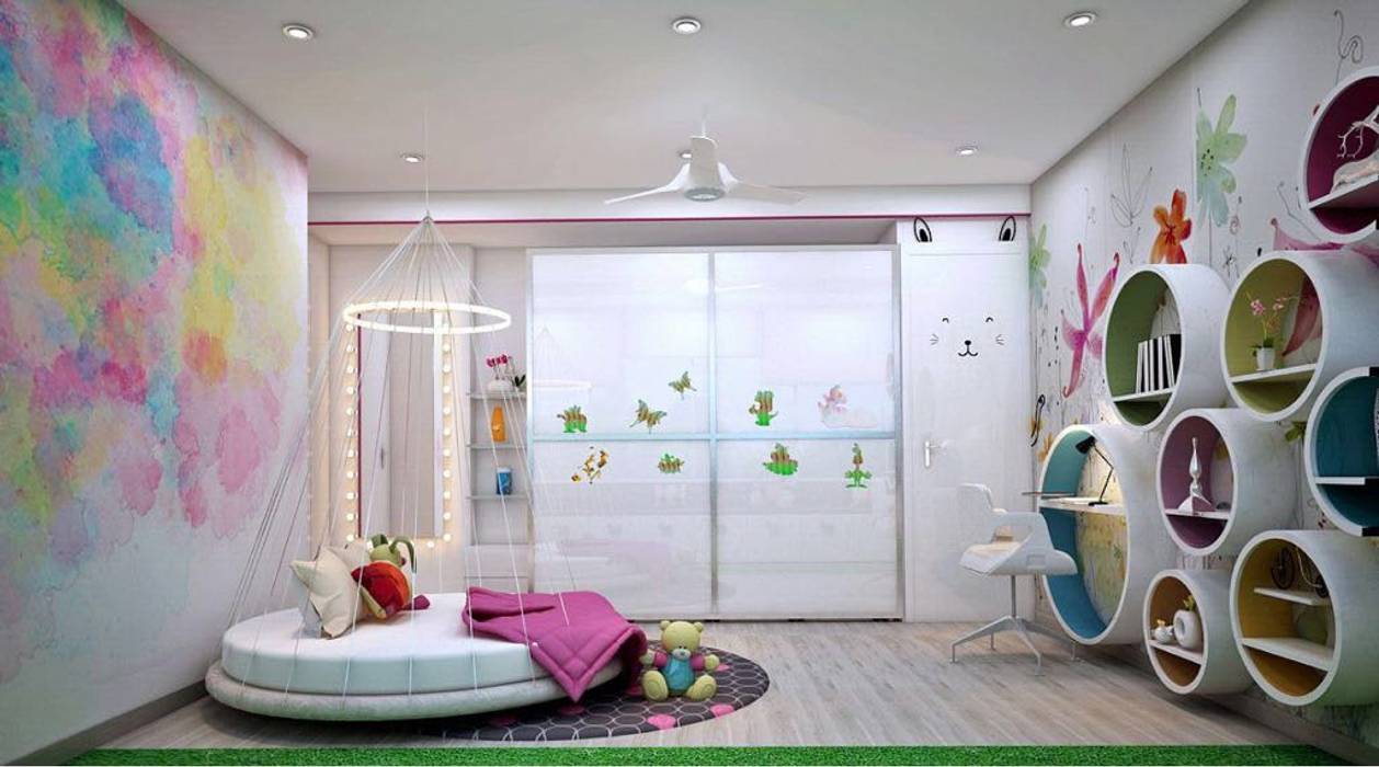 Residence homify Eclectic style nursery/kids room