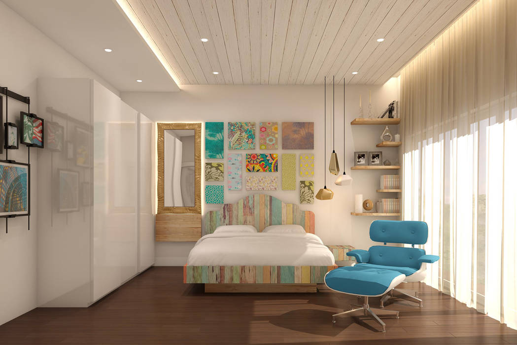 Residential homify Modern style bedroom